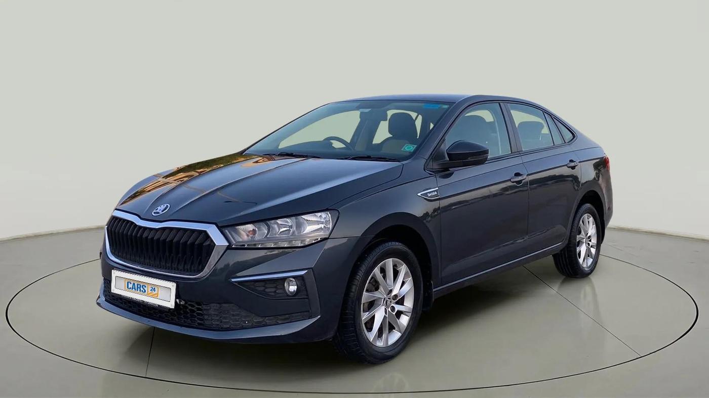 2022 Skoda SLAVIA AMBITION 1.0L TSI MT, Petrol, Manual, 25,493 km, Left Front Diagonal