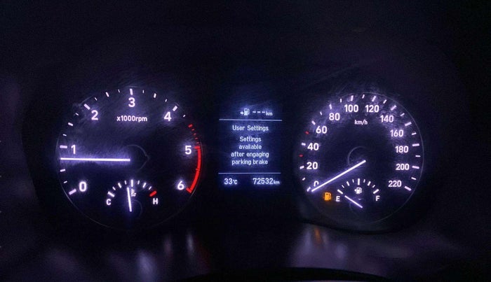 2018 Hyundai Verna 1.6 SX (O) CRDI MT, Diesel, Manual, 72,528 km, Odometer Image