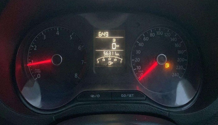 2017 Volkswagen Polo COMFORTLINE 1.2L, Petrol, Manual, 56,304 km, Odometer Image