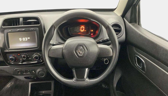 2019 Renault Kwid RXT 1.0 (O), Petrol, Manual, 17,893 km, Steering Wheel Close Up