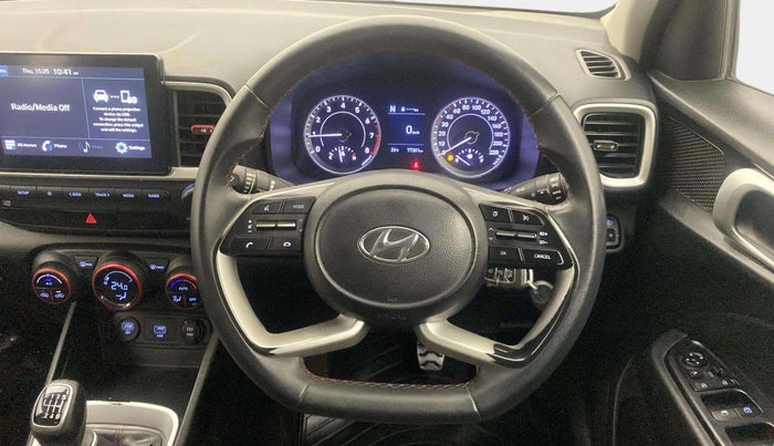 2020 Hyundai VENUE SX 1.0 TURBO IMT DUAL TONE, Petrol, Manual, 77,401 km, Steering Wheel Close Up