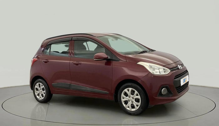 2015 Hyundai Grand i10 SPORTZ 1.2 KAPPA VTVT, Petrol, Manual, 73,063 km, Right Front Diagonal