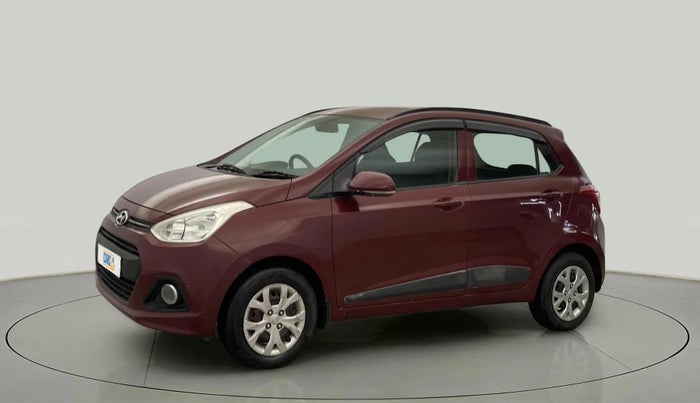 2015 Hyundai Grand i10 SPORTZ 1.2 KAPPA VTVT, Petrol, Manual, 73,063 km, Left Front Diagonal