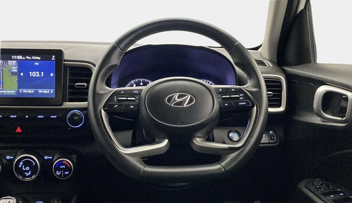 2021 Hyundai VENUE SX 1.0 (O) TURBO IMT, Petrol, Manual, 55,087 km, Steering Wheel Close Up