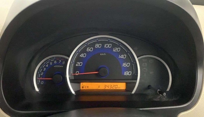 2018 Maruti Wagon R 1.0 VXI, Petrol, Manual, 34,297 km, Odometer Image