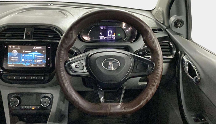 2021 Tata TIGOR XZA PLUS PETROL, Petrol, Automatic, 1,00,126 km, Steering Wheel Close Up