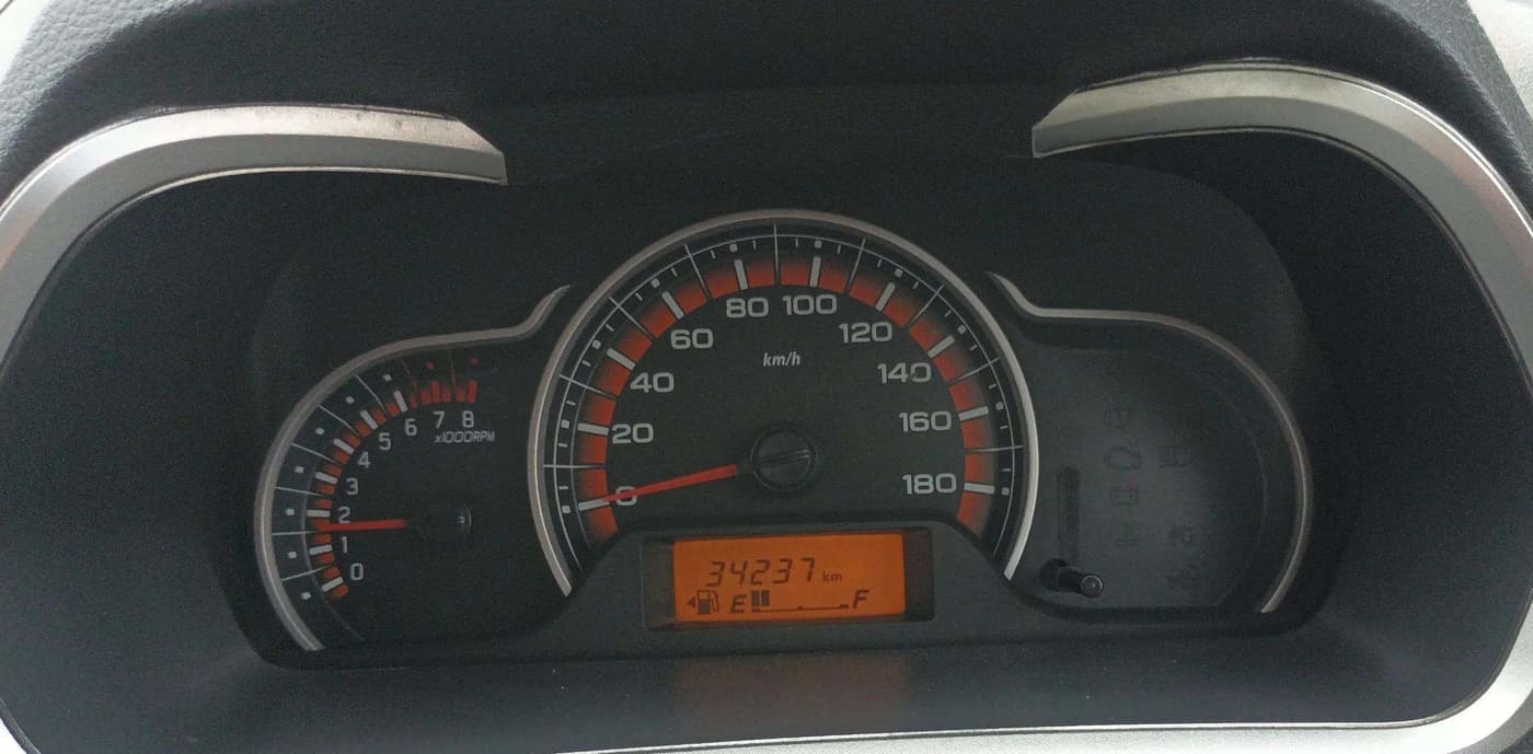 2015 Maruti Alto K10 VXI, Petrol, Manual, 34,237 km, Odometer Image