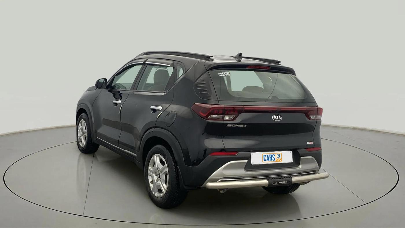 2020 KIA SONET HTX 1.0 IMT, Petrol, Manual, 31,900 km, Left Back Diagonal