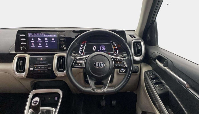 2020 KIA SONET HTX 1.0 IMT, Petrol, Manual, 31,900 km, Steering Wheel Close Up