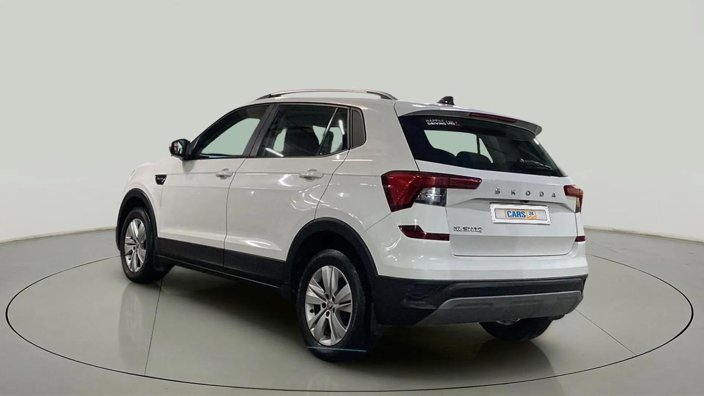 2022 Skoda KUSHAQ AMBITION 1.0L TSI AT, Petrol, Automatic, 59,676 km, Left Back Diagonal