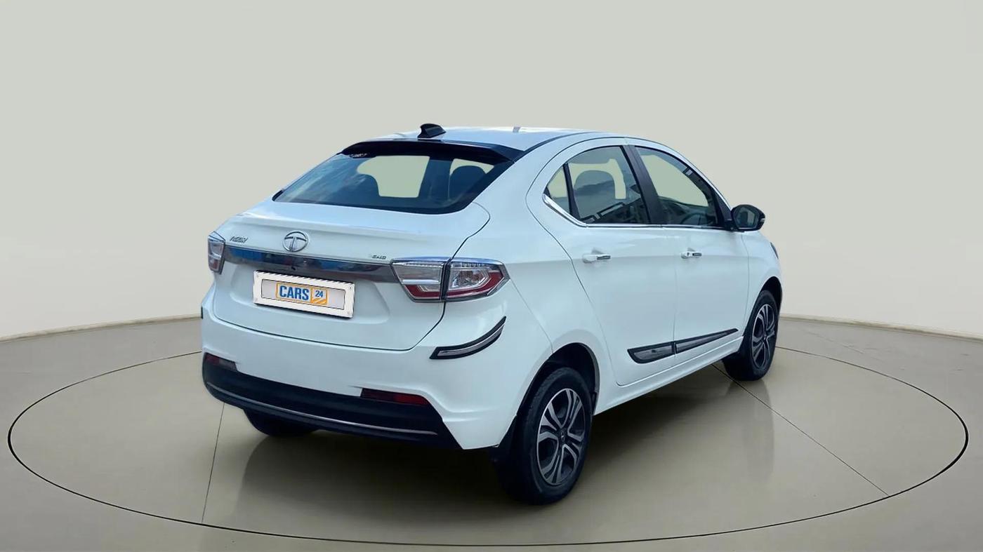 2022 Tata TIGOR XZ PLUS CNG, CNG, Manual, 37,380 km, Right Back Diagonal