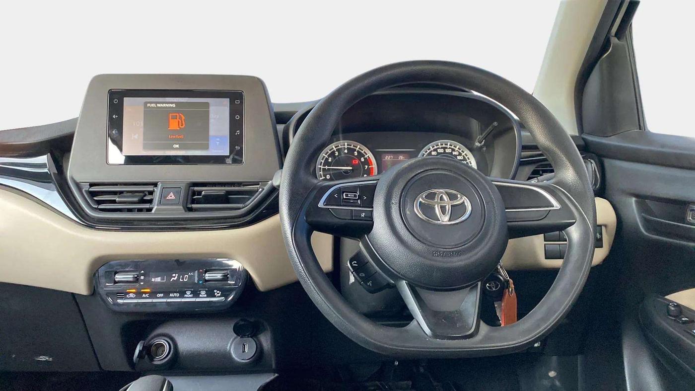 2023 Toyota Glanza S AMT, Petrol, Automatic, 8,406 km, Steering Wheel Close Up