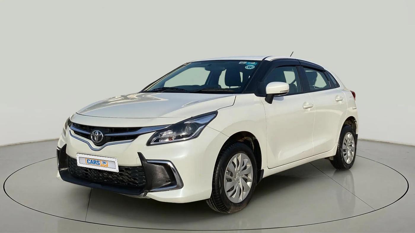 2023 Toyota Glanza S AMT, Petrol, Automatic, 8,406 km, Left Front Diagonal