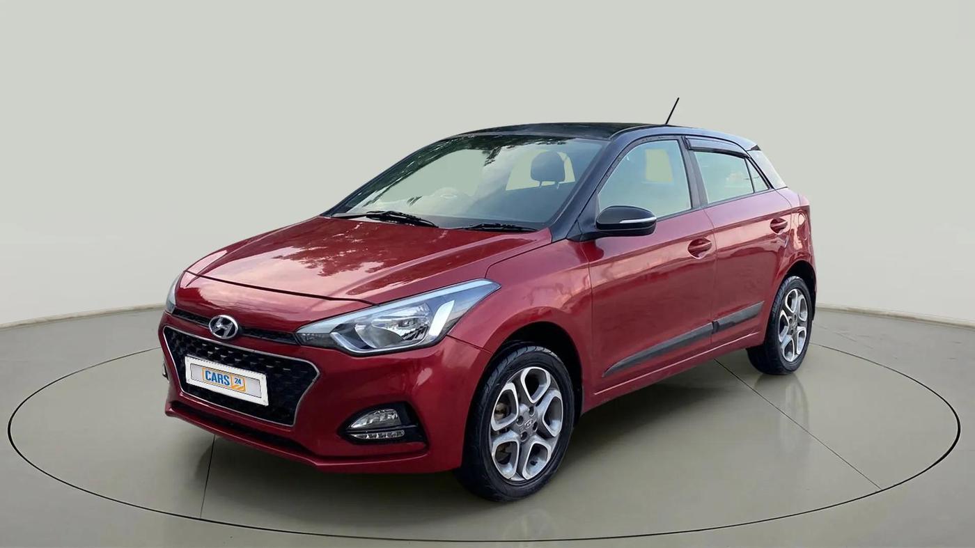 2020 Hyundai Elite i20 SPORTZ PLUS 1.2 DUAL TONE, Petrol, Manual, 60,370 km, Left Front Diagonal