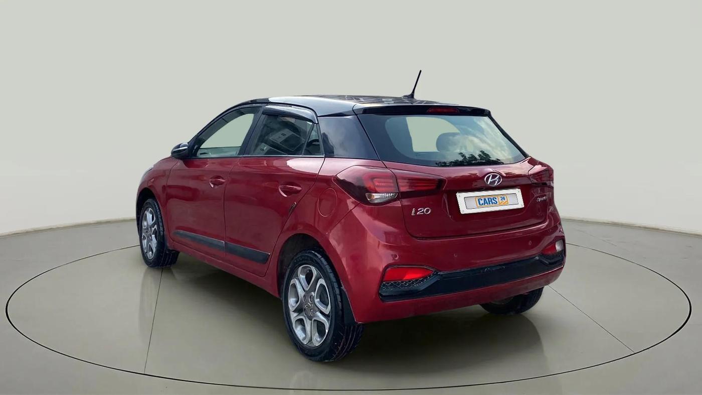 2020 Hyundai Elite i20 SPORTZ PLUS 1.2 DUAL TONE, Petrol, Manual, 60,370 km, Left Back Diagonal