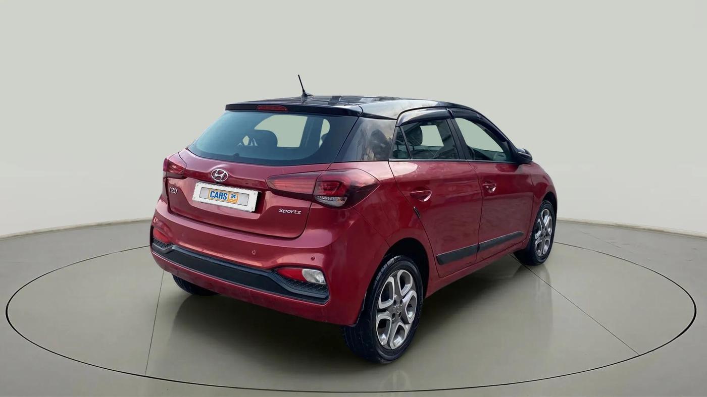 2020 Hyundai Elite i20 SPORTZ PLUS 1.2 DUAL TONE, Petrol, Manual, 60,370 km, Right Back Diagonal