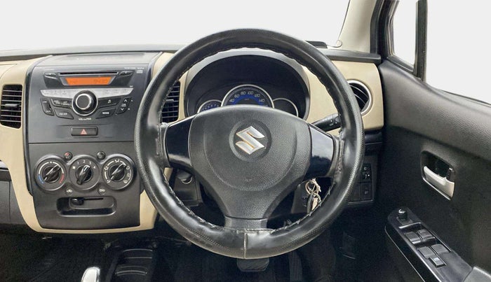 2018 Maruti Wagon R 1.0 VXI AMT, Petrol, Automatic, 74,498 km, Steering Wheel Close Up