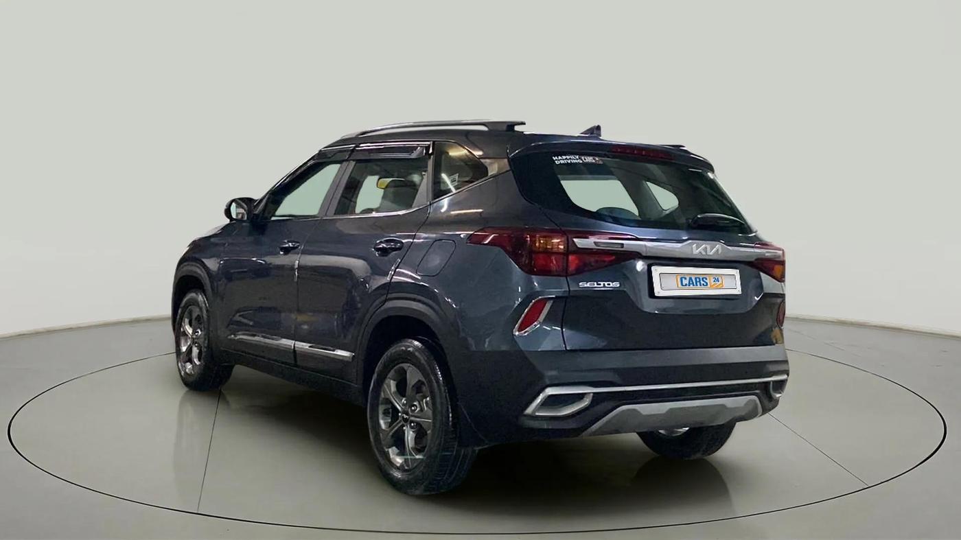 2022 KIA SELTOS HTK PLUS 1.5 IMT, Petrol, Manual, 13,057 km, Left Back Diagonal
