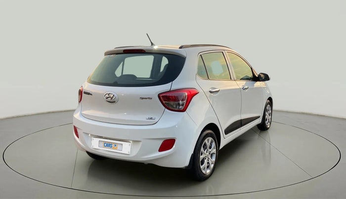 2014 Hyundai Grand i10 SPORTZ 1.2 KAPPA VTVT, Petrol, Manual, 1,00,468 km, Right Back Diagonal