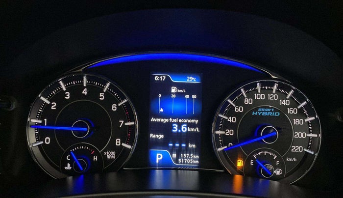 2019 Maruti Ciaz ALPHA  AT 1.5 SHVS PETROL, Petrol, Automatic, 51,689 km, Odometer Image