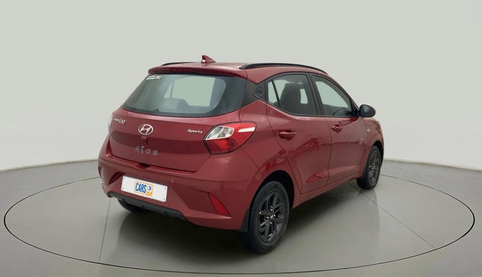 2020 Hyundai GRAND I10 NIOS SPORTZ AMT 1.2 KAPPA VTVT, Petrol, Automatic, 21,064 km, Right Back Diagonal