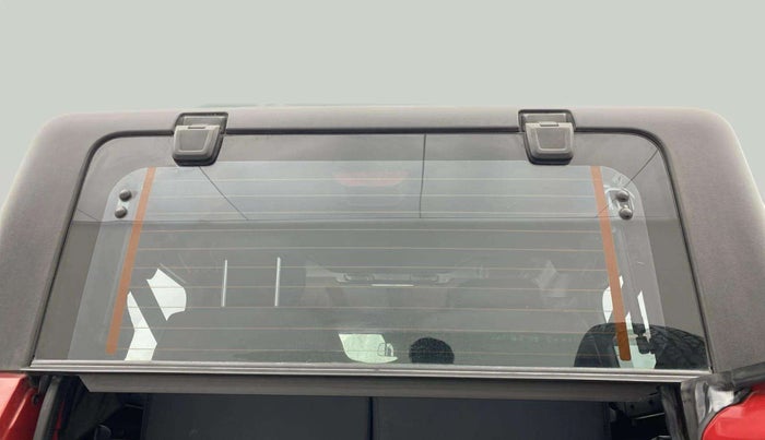 2022 Mahindra Thar LX HT PETROL 4WD MT, Petrol, Manual, 18,149 km, Rear Windshield