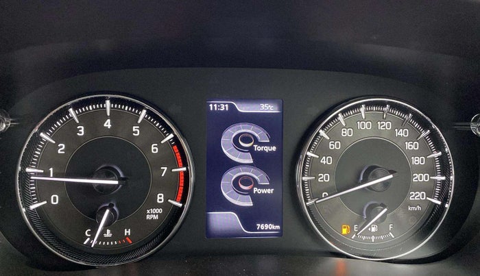 2024 Toyota Glanza V, Petrol, Manual, 7,703 km, Odometer Image
