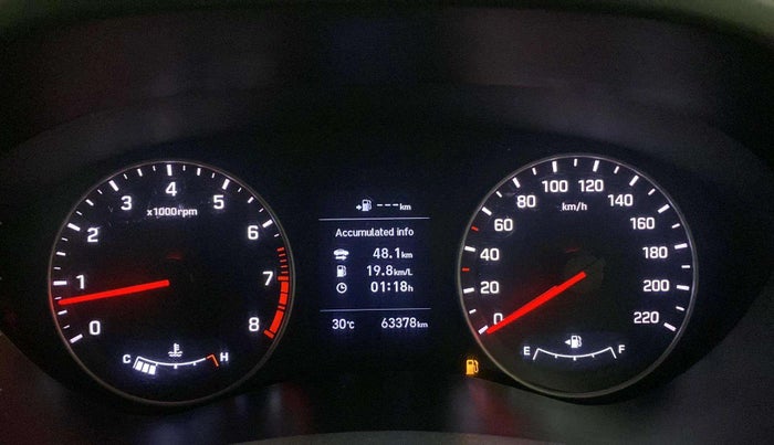 2018 Hyundai Elite i20 ASTA 1.2 (O), Petrol, Manual, 63,187 km, Odometer Image