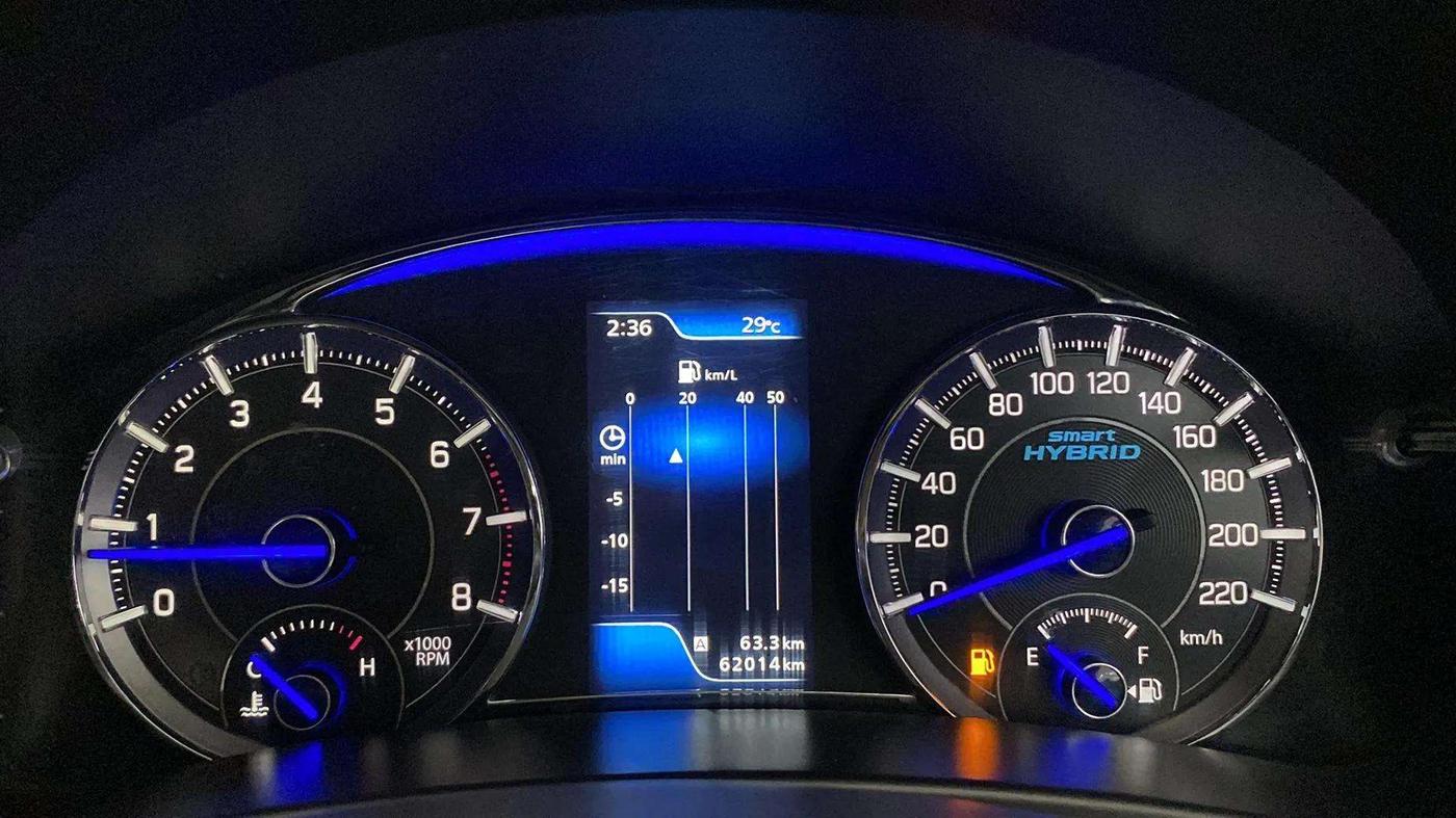 2022 Maruti Ciaz ALPHA 1.5 SHVS PETROL, Petrol, Manual, 62,297 km, Odometer Image
