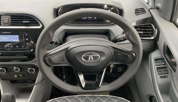 2023 Tata TIGOR XMA PETROL, Petrol, Automatic, 2,942 km, Steering Wheel Close Up