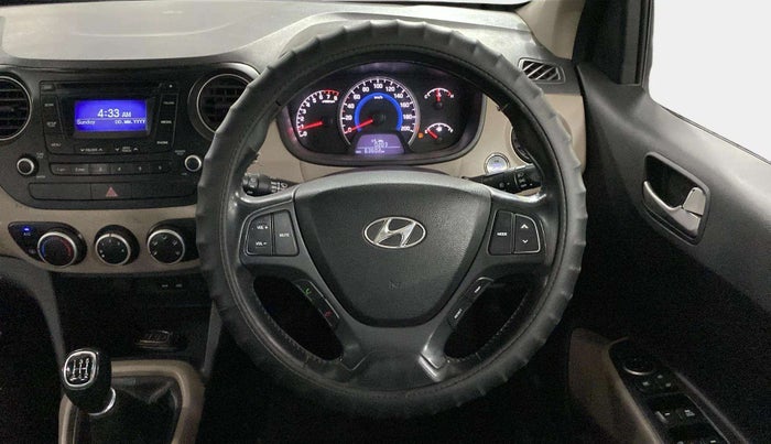 2014 Hyundai Grand i10 ASTA 1.2 KAPPA VTVT, Petrol, Manual, 63,633 km, Steering Wheel Close Up