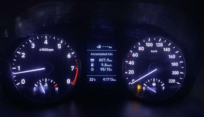 2018 Hyundai Verna 1.6 VTVT SX O, Petrol, Manual, 41,713 km, Odometer Image