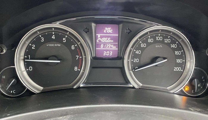 2017 Maruti Ciaz ZETA 1.4  MT PETROL, Petrol, Manual, 81,393 km, Odometer Image