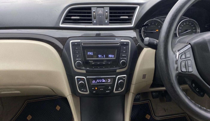 2017 Maruti Ciaz ZETA 1.4  MT PETROL, Petrol, Manual, 81,393 km, Air Conditioner