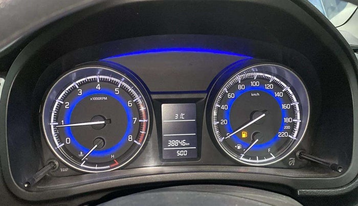 2017 Maruti Baleno DELTA PETROL 1.2, Petrol, Manual, 38,813 km, Odometer Image