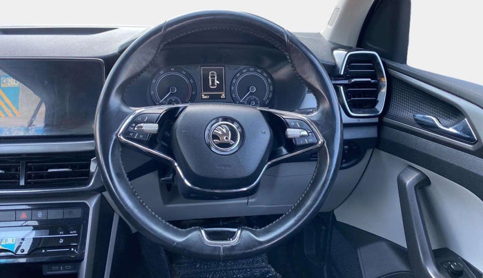 2021 Skoda KUSHAQ AMBITION 1.0L TSI MT, Petrol, Manual, 38,855 km, Steering Wheel Close Up