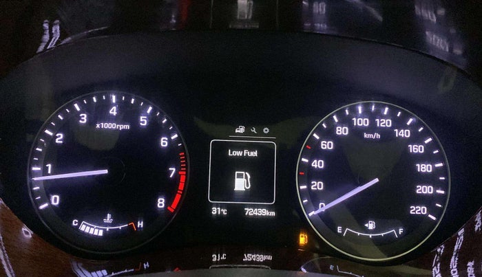 2015 Hyundai Elite i20 ASTA 1.2, Petrol, Manual, 72,428 km, Odometer Image