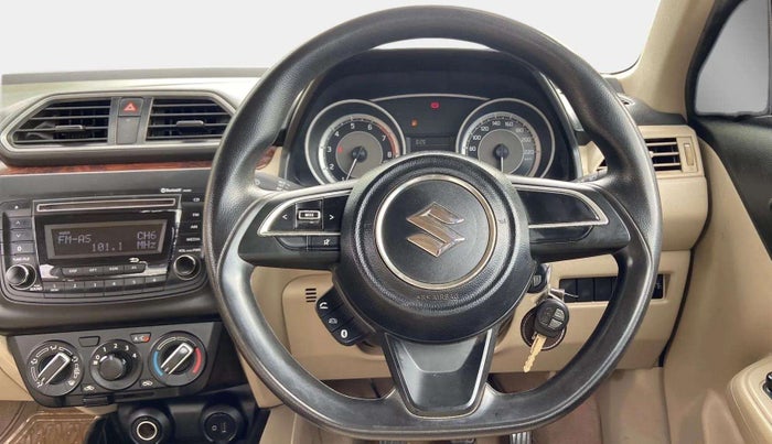 2019 Maruti Dzire VXI, Petrol, Manual, 76,251 km, Steering Wheel Close Up
