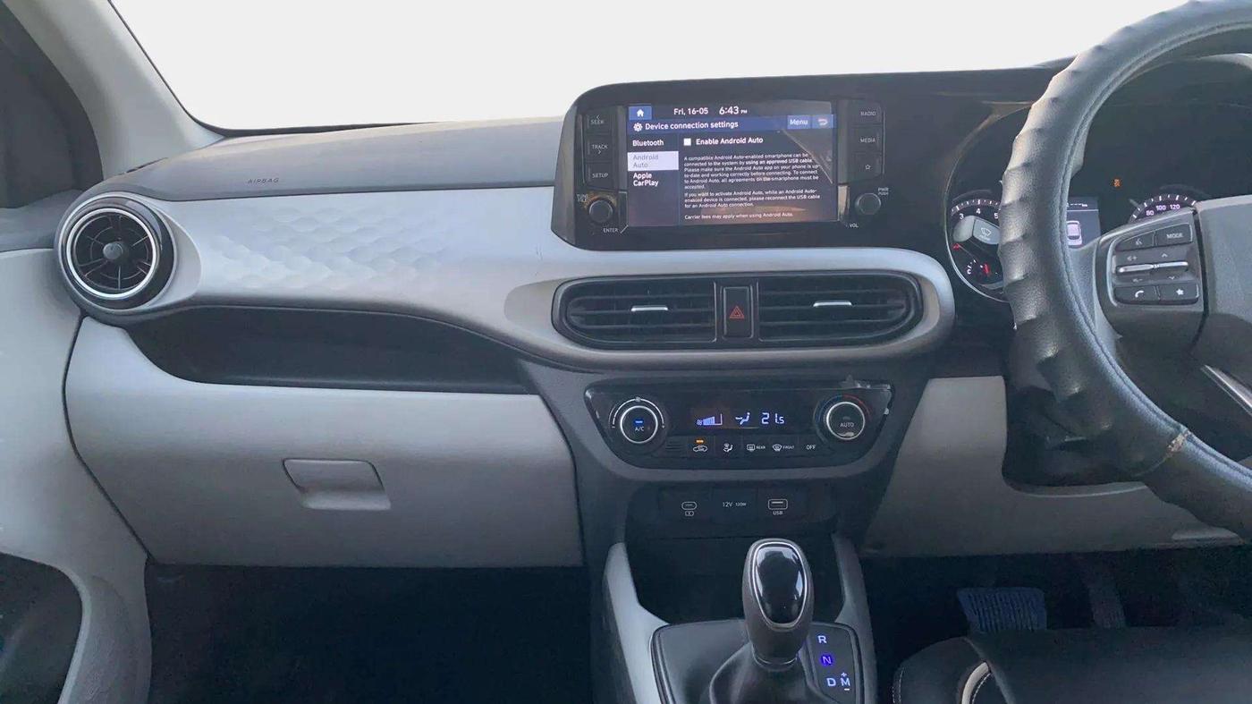 2024 Hyundai GRAND I10 NIOS SPORTZ AMT 1.2 KAPPA VTVT, Petrol, Automatic, 19,490 km, Air Conditioner