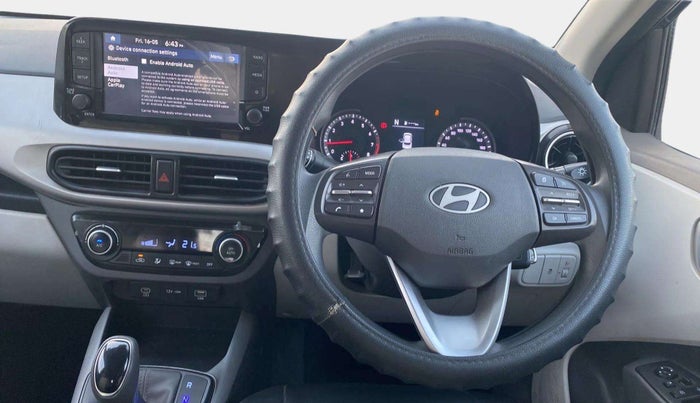 2024 Hyundai GRAND I10 NIOS SPORTZ AMT 1.2 KAPPA VTVT, Petrol, Automatic, 19,490 km, Steering Wheel Close Up