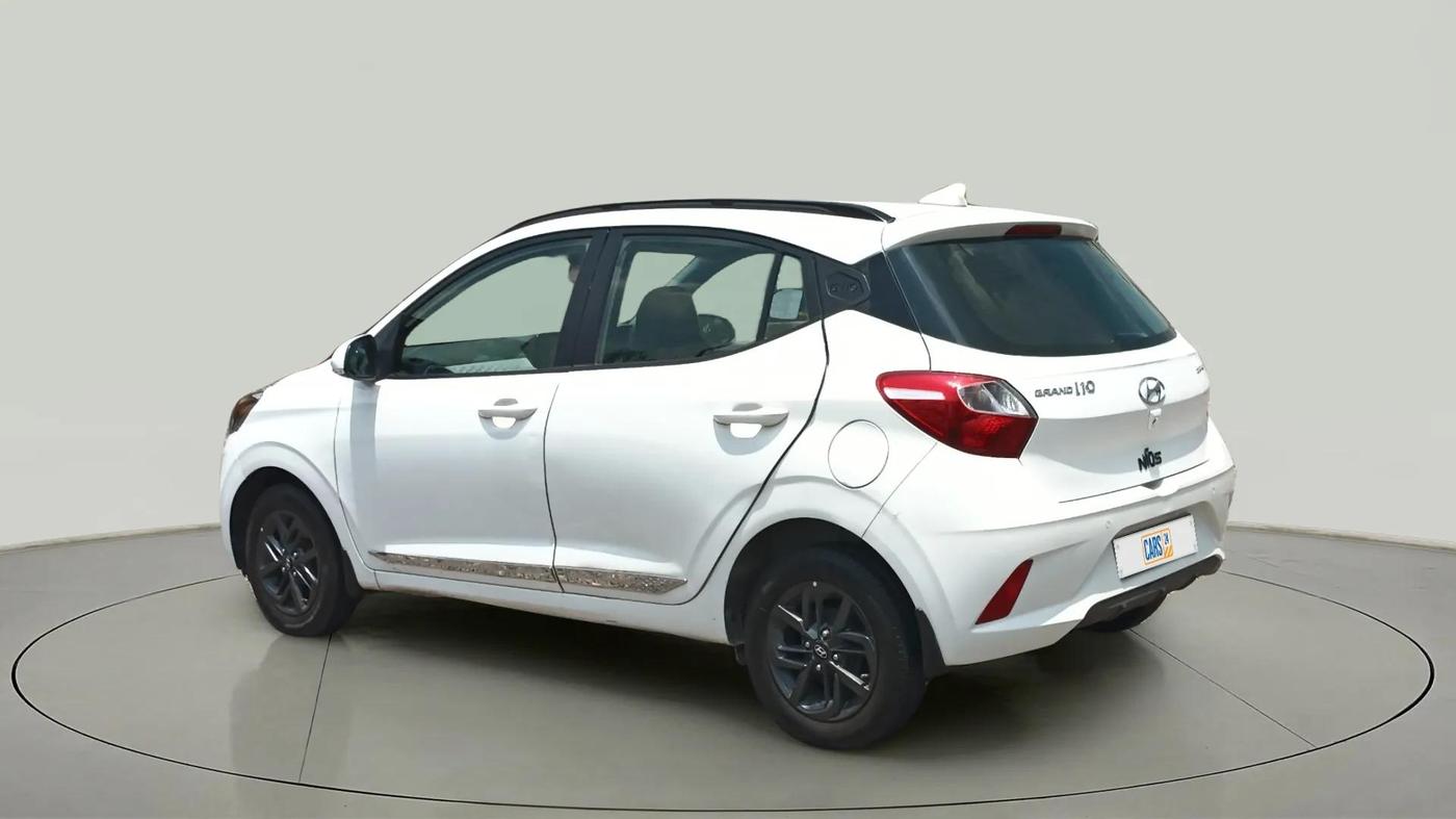 2019 Hyundai GRAND I10 NIOS SPORTZ AMT 1.2 KAPPA VTVT, Petrol, Automatic, 67,622 km, Left Back Diagonal