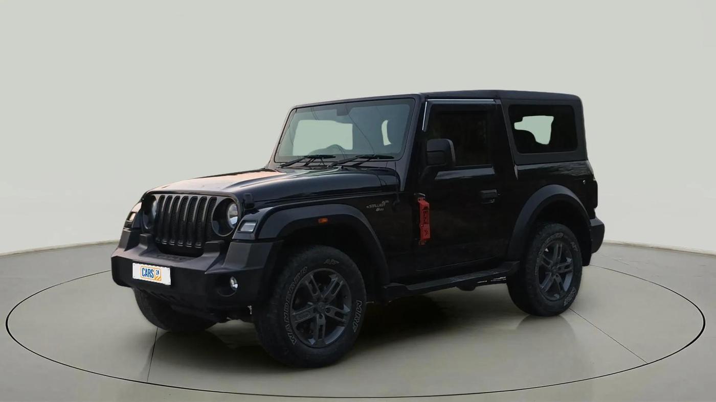 2023 Mahindra Thar LX P 2WD AT HT, Petrol, Automatic, 24,180 km, Left Front Diagonal