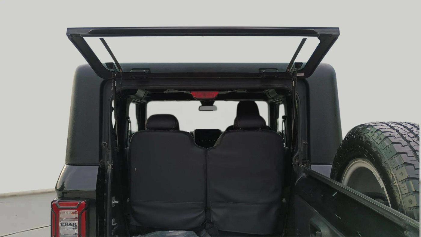 2023 Mahindra Thar LX P 2WD AT HT, Petrol, Automatic, 24,180 km, Boot Inside