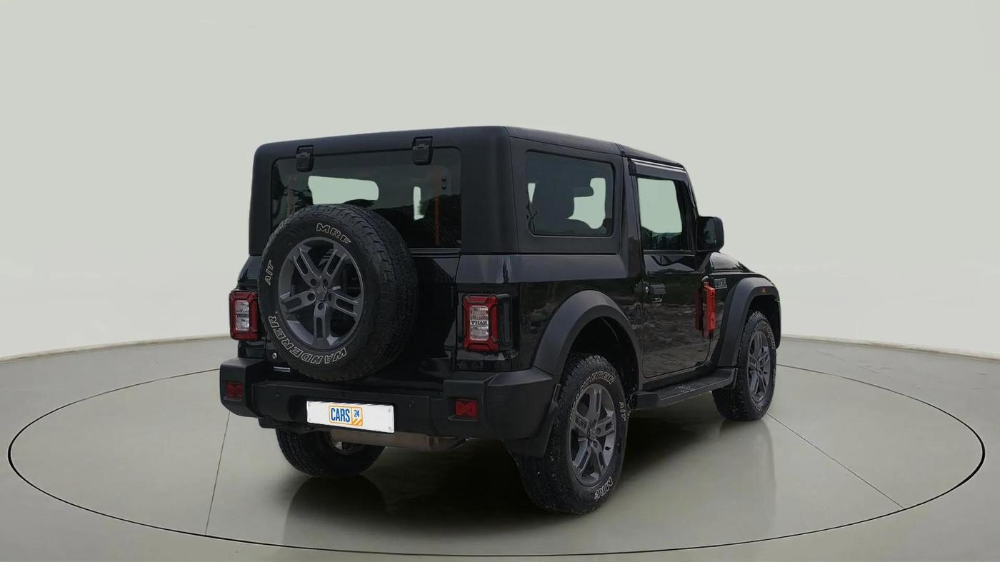 2023 Mahindra Thar LX P 2WD AT HT, Petrol, Automatic, 24,180 km, Right Back Diagonal