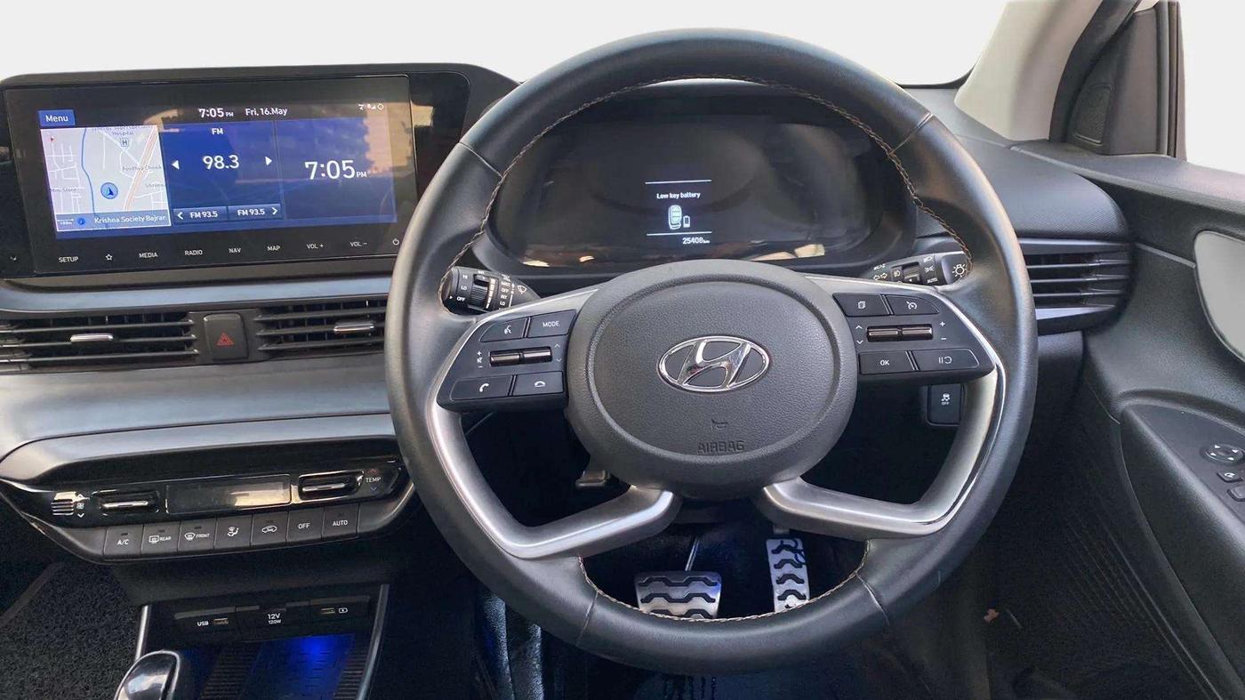 2020 Hyundai NEW I20 ASTA (O) 1.0 TURBO GDI DCT, Petrol, Automatic, 25,405 km, Steering Wheel Close Up