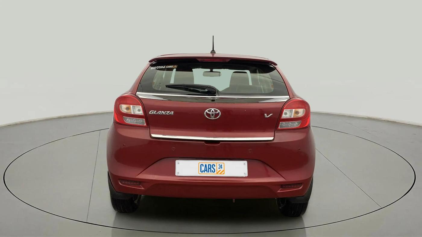 2020 Toyota Glanza V, Petrol, Manual, 77,753 km, Back/Rear