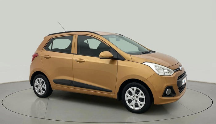 2015 Hyundai Grand i10 SPORTZ 1.2 KAPPA VTVT, Petrol, Manual, 91,917 km, Right Front Diagonal