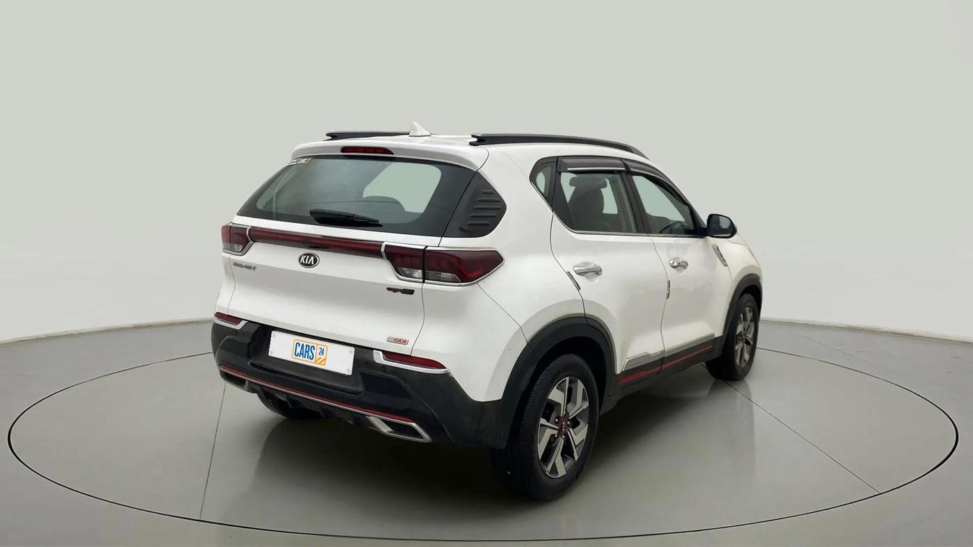 2020 KIA SONET GTX PLUS 1.0 DCT, Petrol, Automatic, 54,828 km, Right Back Diagonal