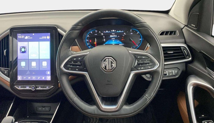 2020 MG HECTOR PLUS SHARP 1.5 PETROL TURBO DCT 6-STR, Petrol, Automatic, 23,528 km, Steering Wheel Close Up