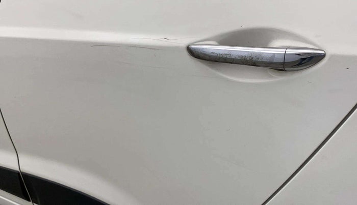 2014 Hyundai Grand i10 SPORTZ 1.2 KAPPA VTVT, Petrol, Manual, 19,438 km, Rear left door - Slightly dented